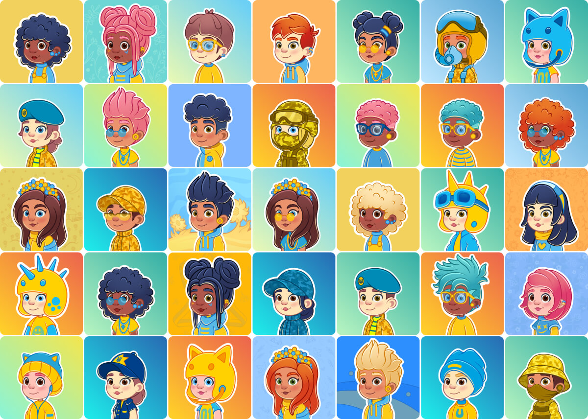 NFT characters pipeline