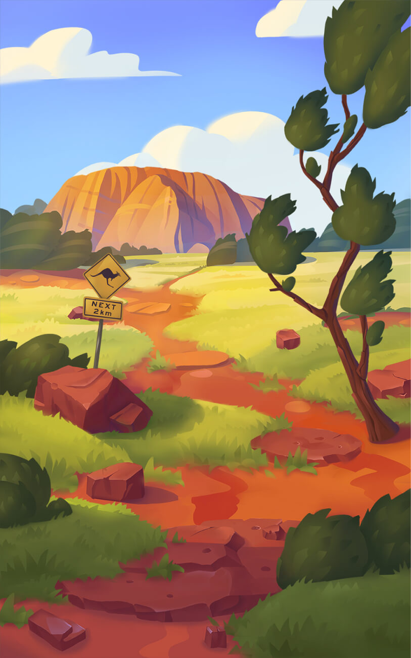 Backgrounds Artwork for Game