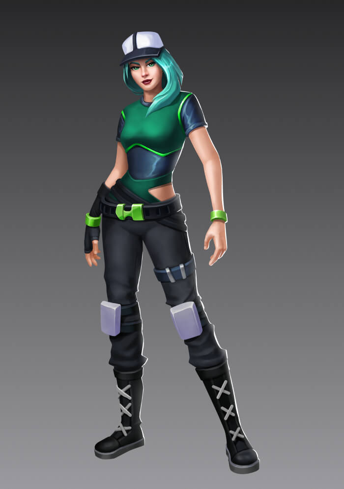 2D Character Design for Battle Royal Game