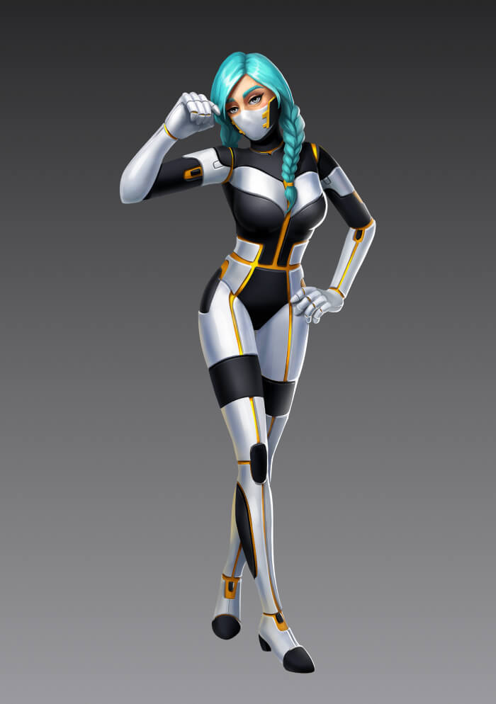 2D Character Design for Battle Royal Game