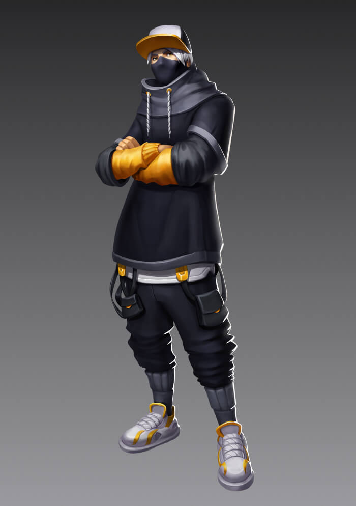 2D Character Design for Battle Royal Game