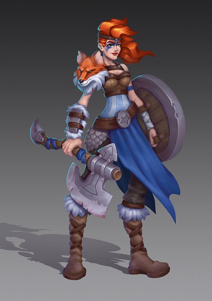 2D Character Design for Battle Royal Game