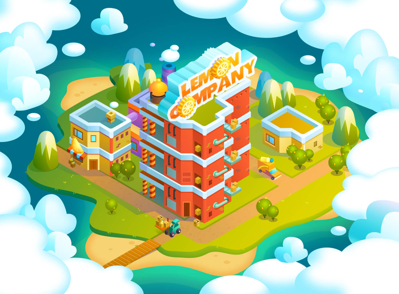 2D Building Design for Hyper Casual Game