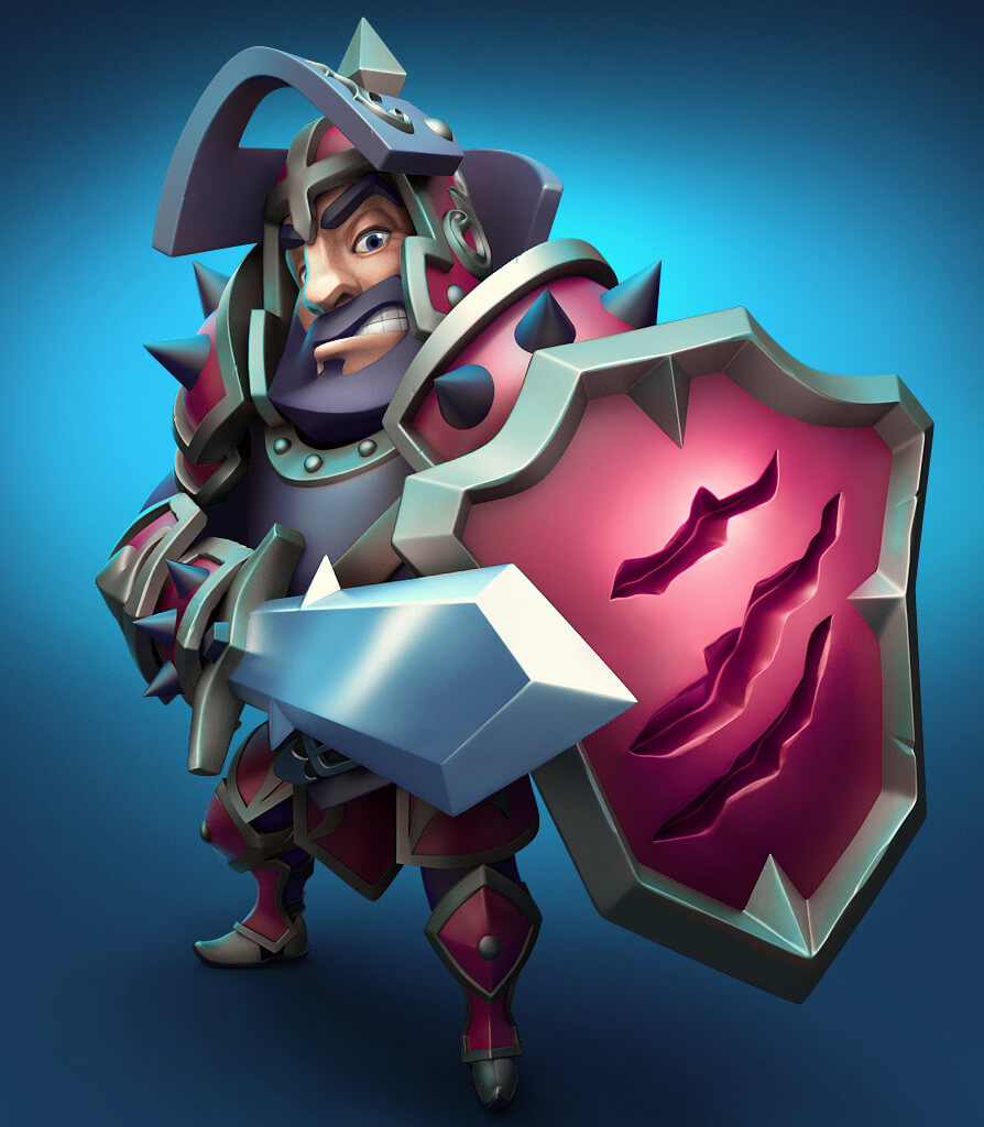 Knight Game Character Design