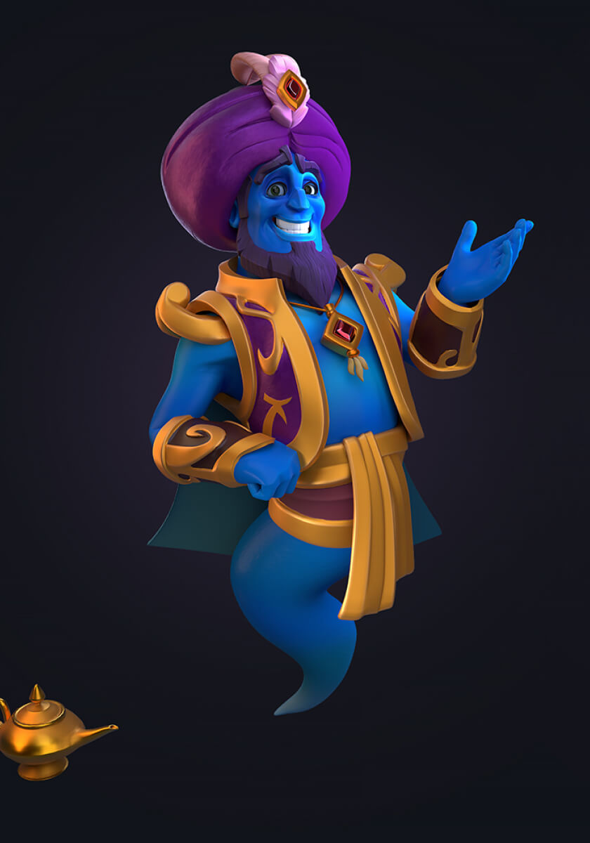 Genie Game Character Design