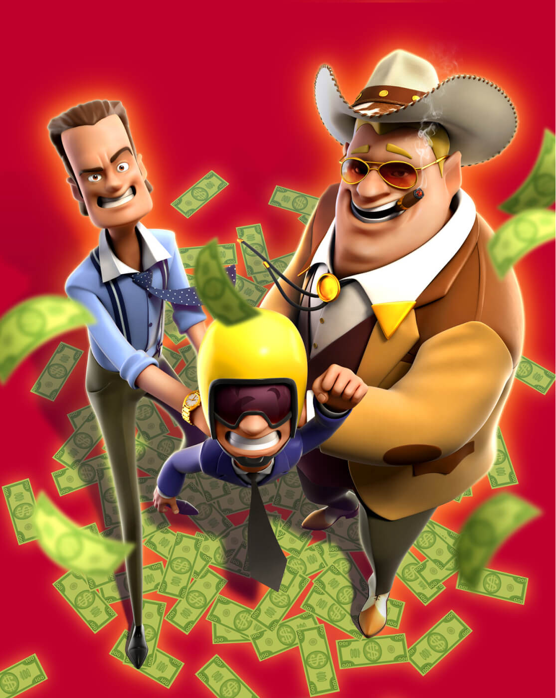 Wall Street Game Characters Concept Art Design
