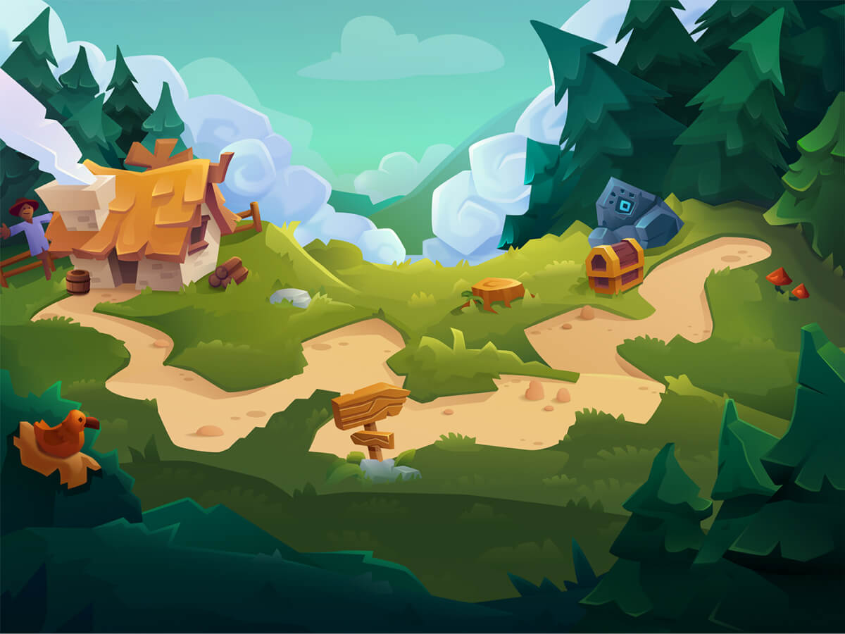 Backgrounds Artwork for Game