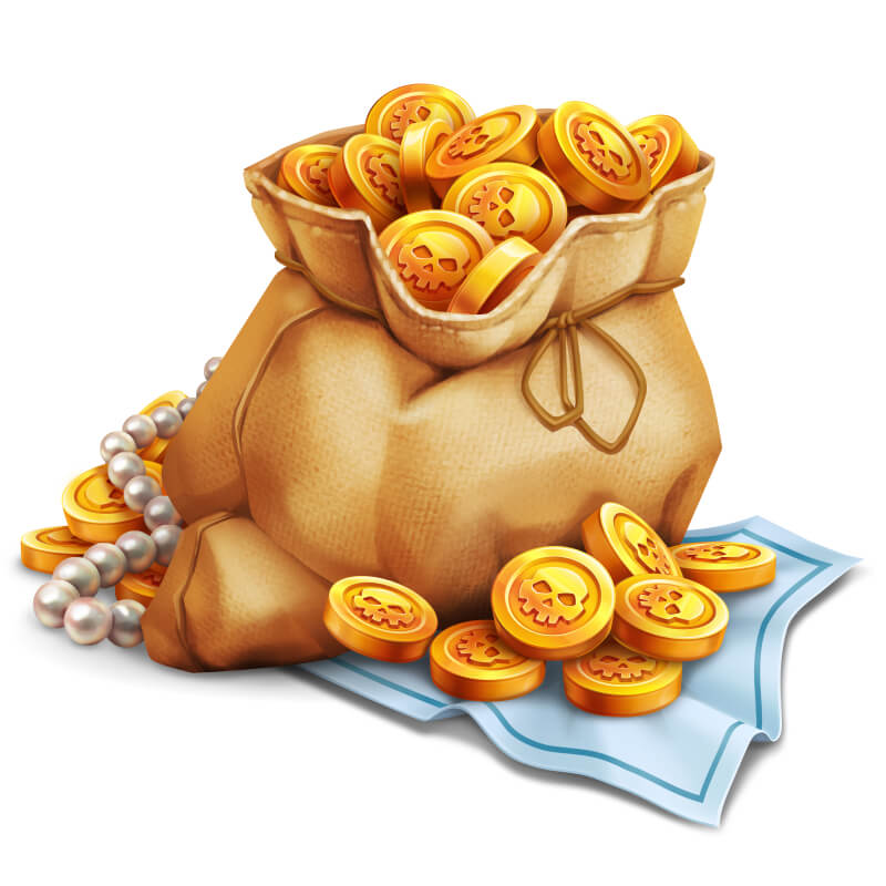 2D Coins Artwork Design
