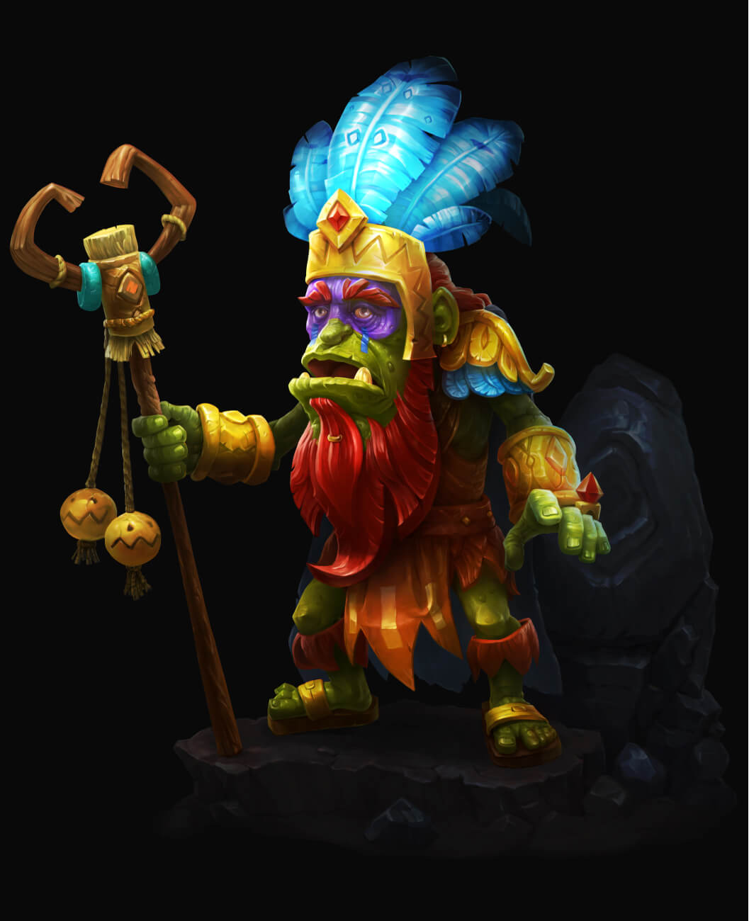 2D Game Character Concept Art Creation