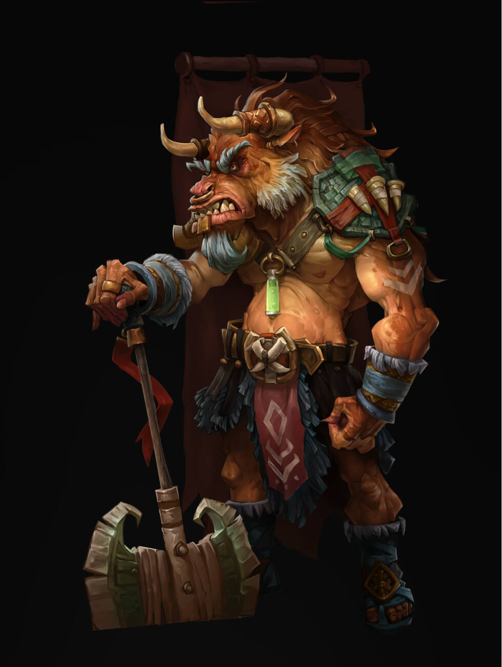 2D Game Character Concept Art Creation