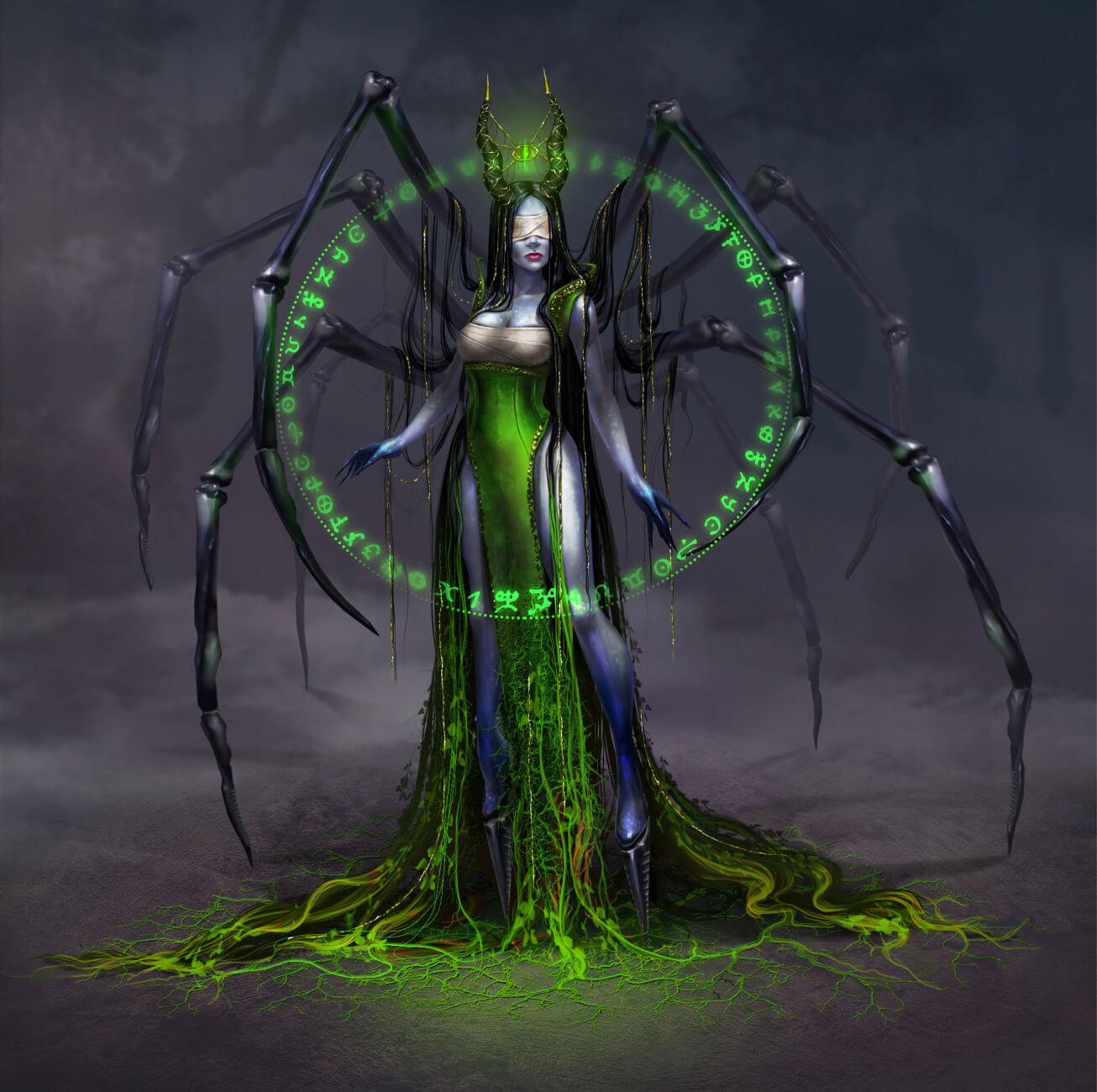 2D Game Character Concept Art Creation