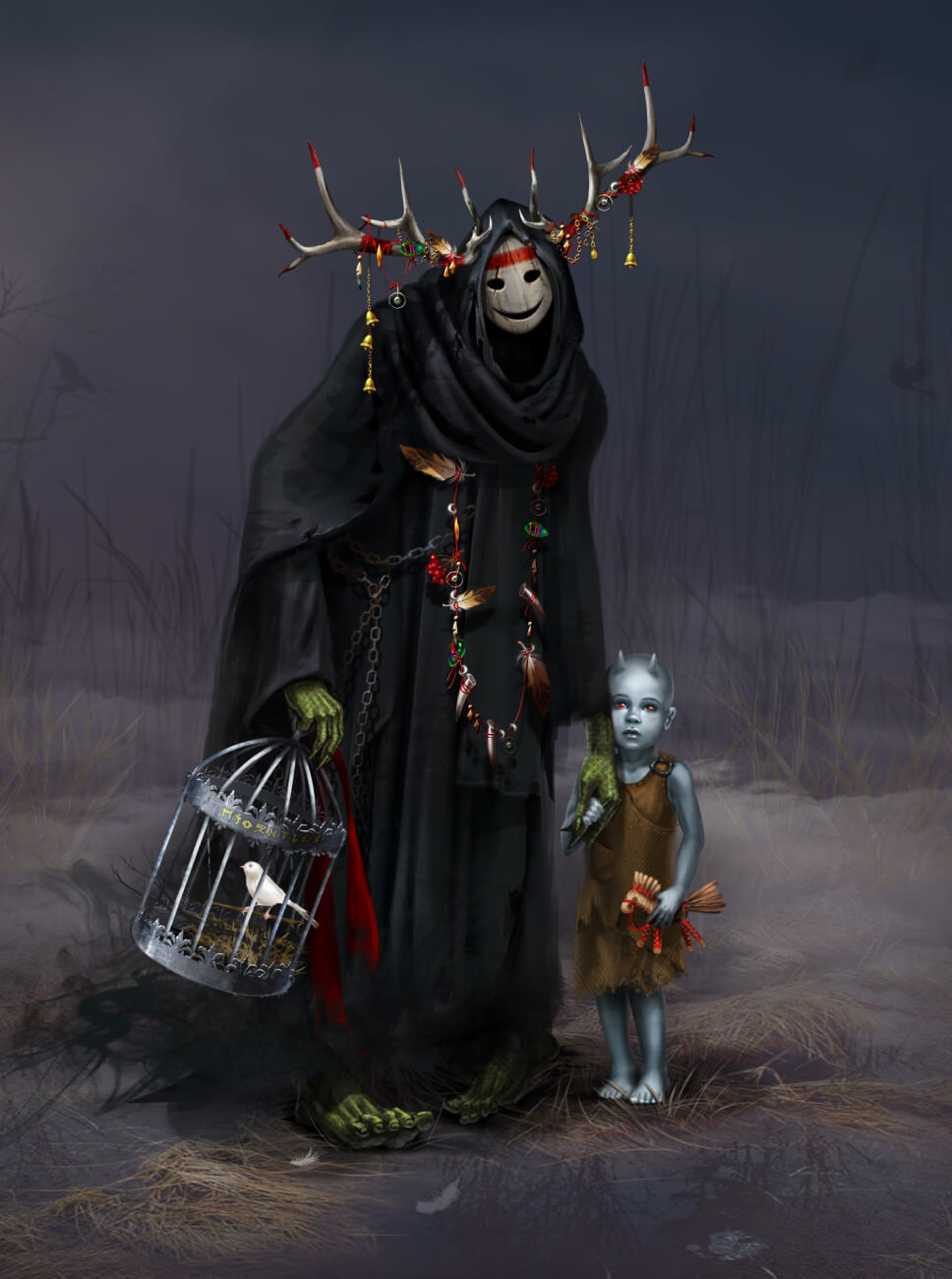 2D Game Character Concept Art Creation