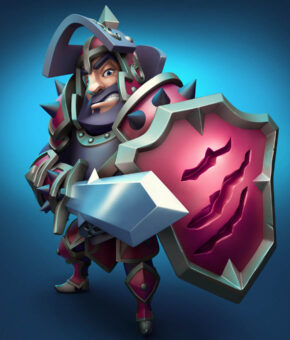 Knight 3d character design