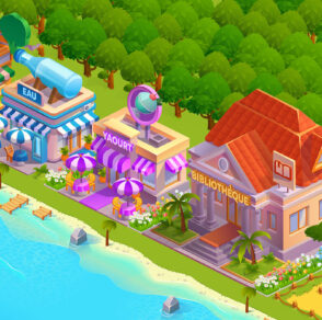 Mission Zoo promotional mobile game graphics design