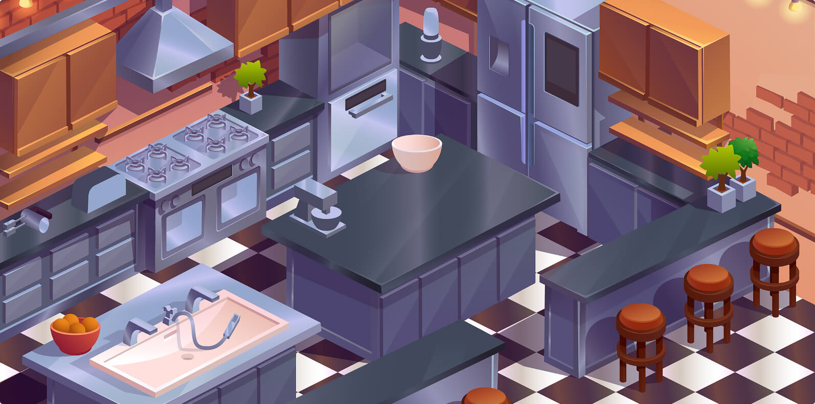 Hidden Hotel game assets creation