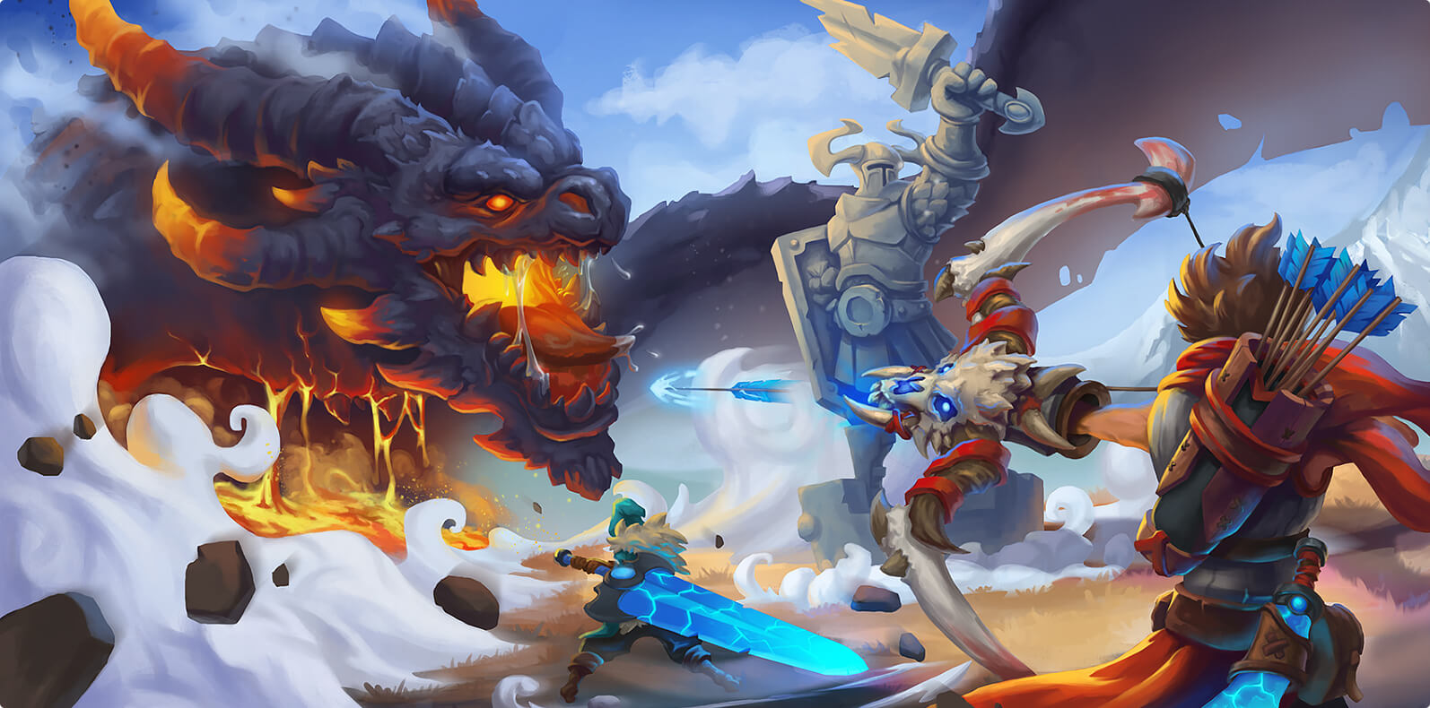 Bow Masters Key artwork design