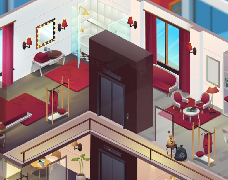 Hidden Hotel game assets creation