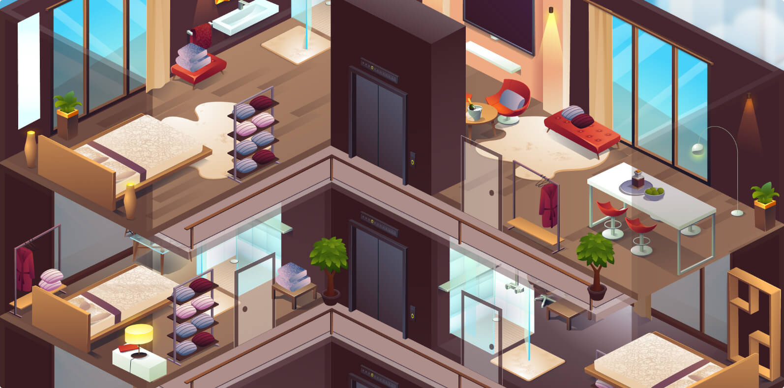Game assets for a hidden object project