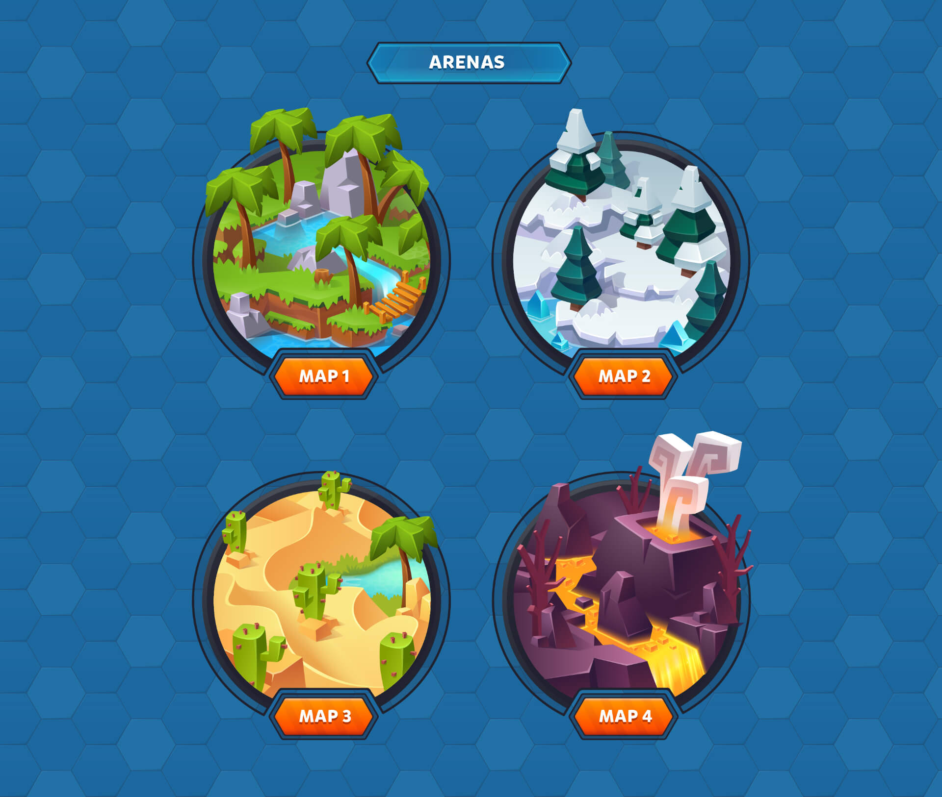 Zoopool Game Arenas Design