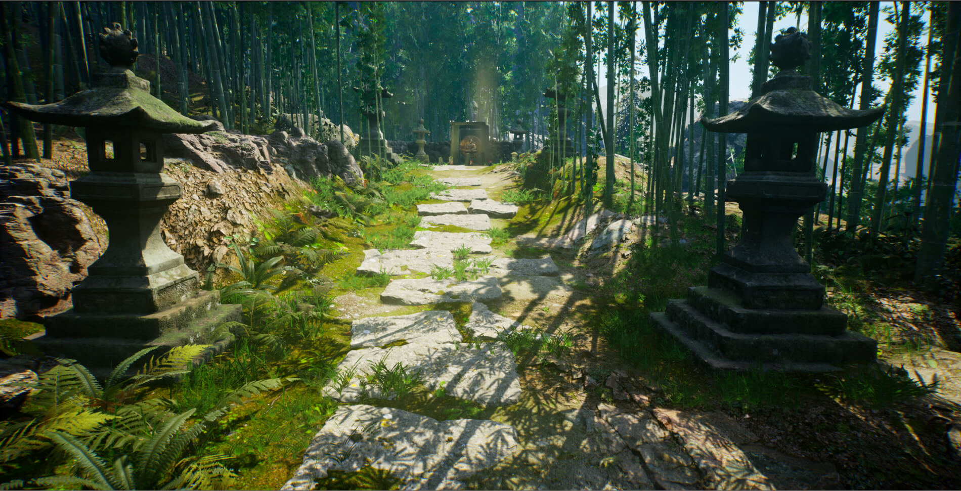 3D Game Environments creation in Japan Style