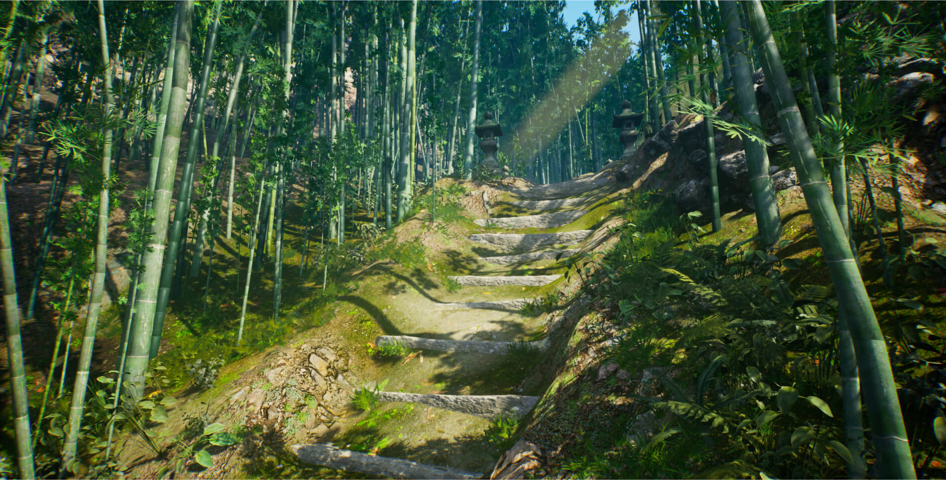 3D Game Environments creation in Japan Style