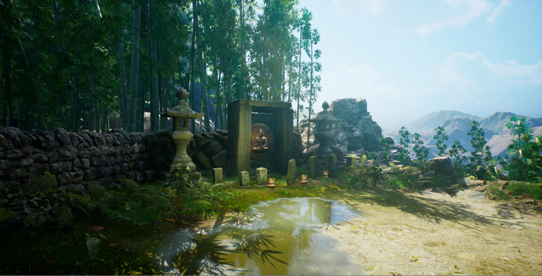 3D Game Environments creation in Japan Style