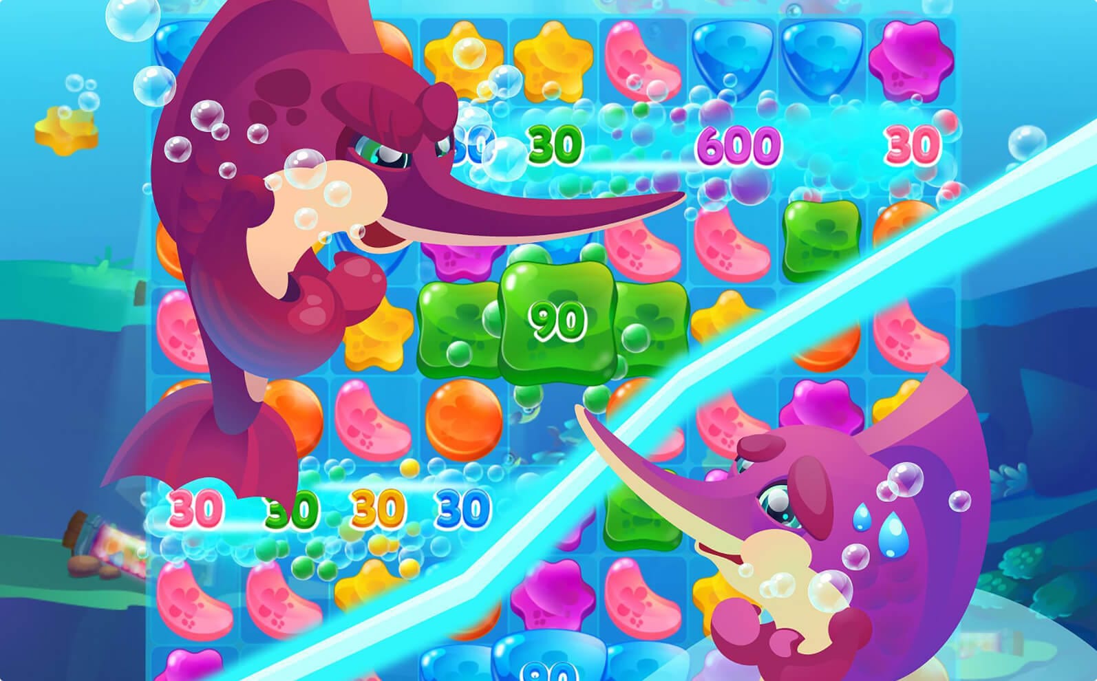 Jelly Jellies is a mobile match 3 game co-development