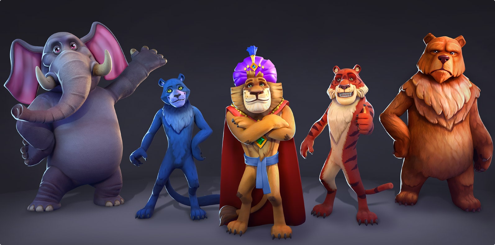 Jungle squad characters design