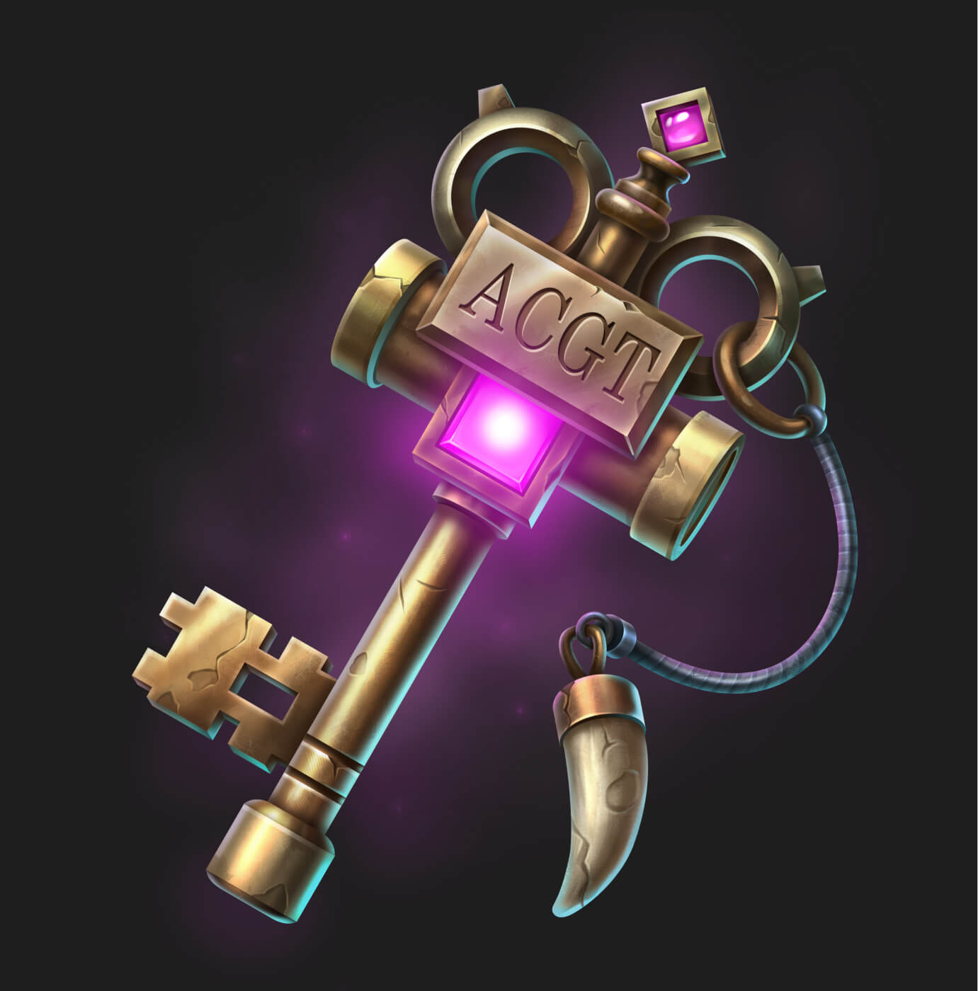 2D Keys Artwork Design