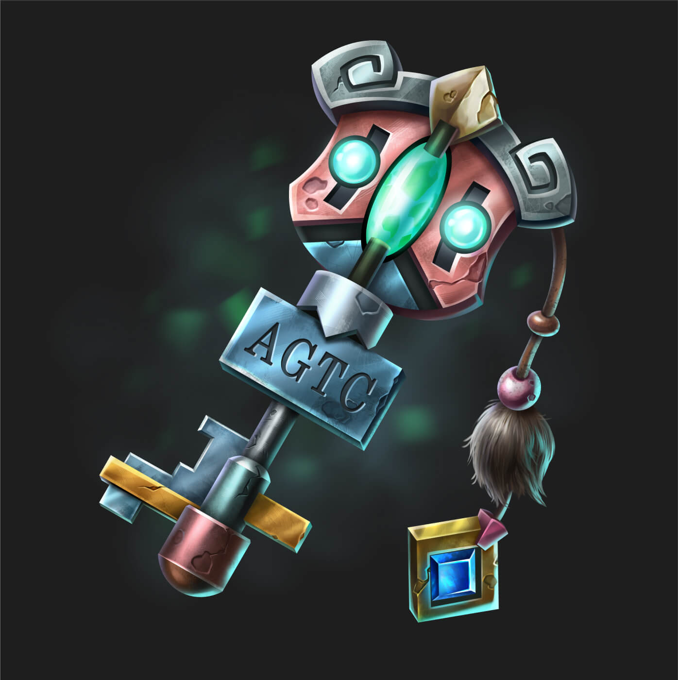 2D Keys Artwork Design