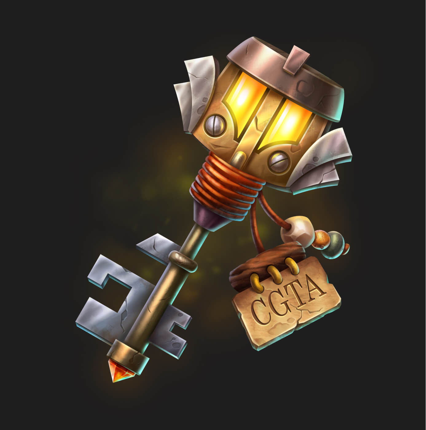 2D Keys Artwork Design