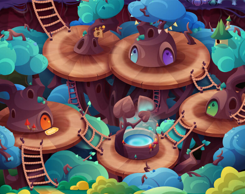Magic Drops – Game Environments Design