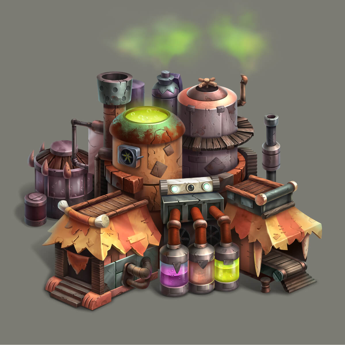 2D Building Design for NFT Islands Game