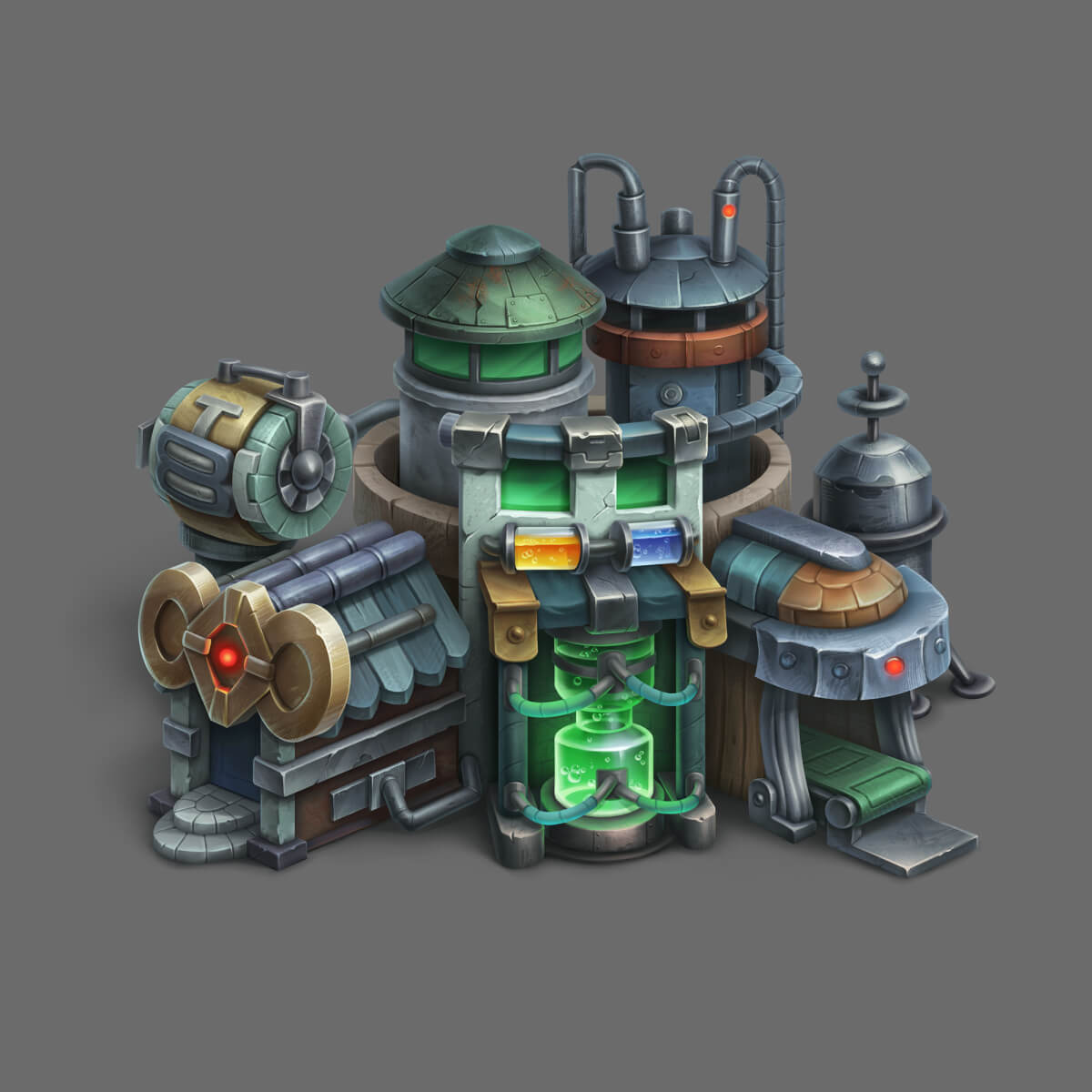 2D Building Design for NFT Islands Game