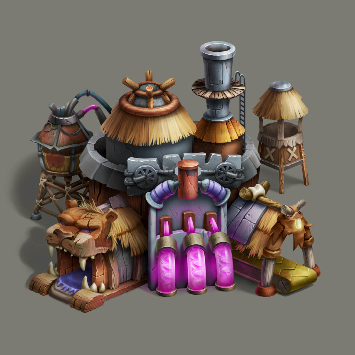 2D Building Design for NFT Islands Game