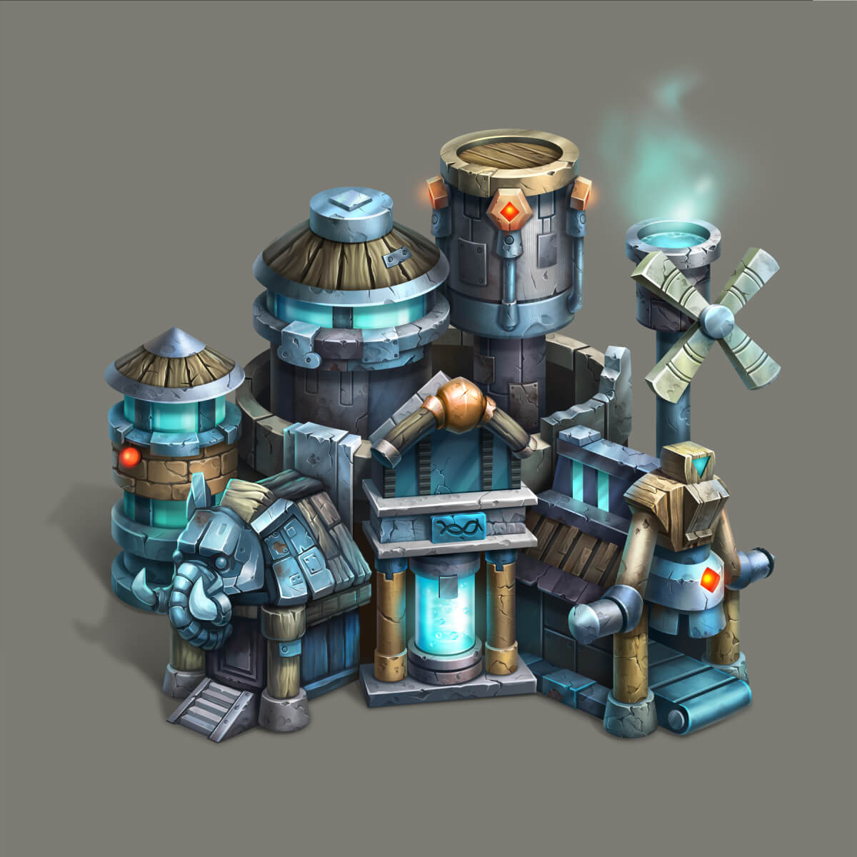 2D Building Design for NFT Islands Game