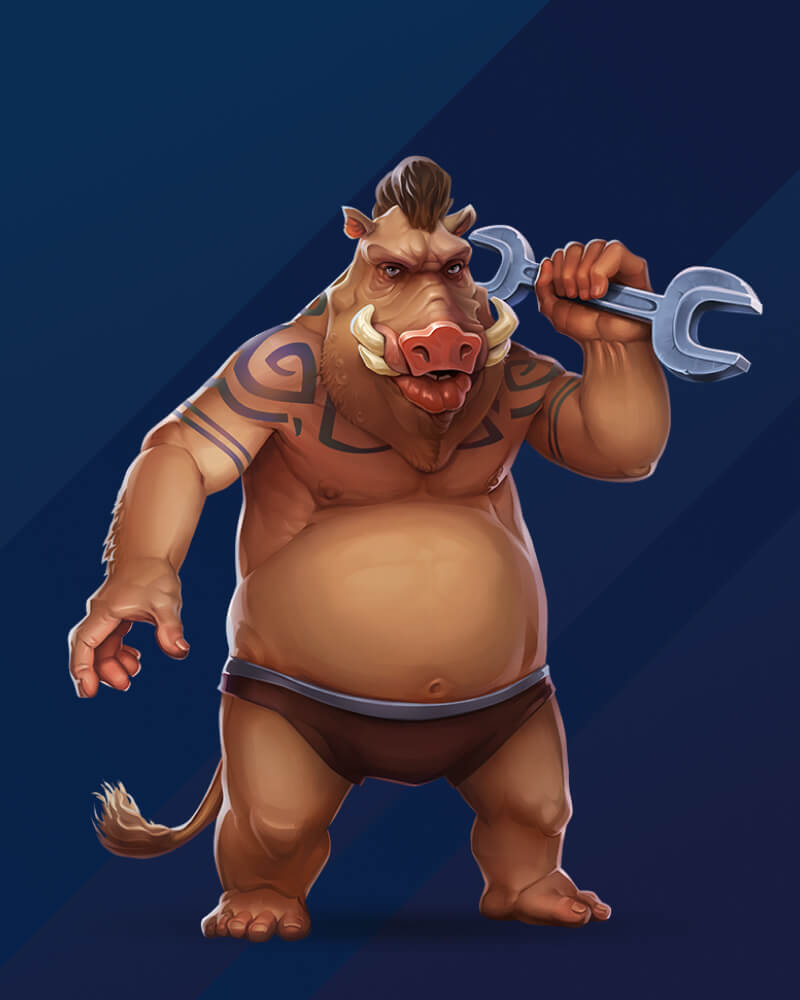 NFT Islands 2D Game Character Design