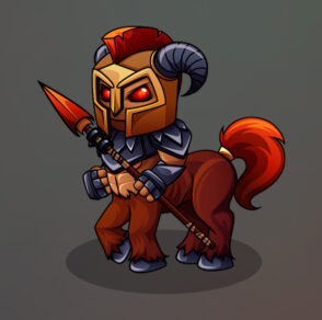 Warriors vs. Monsters Game characters design