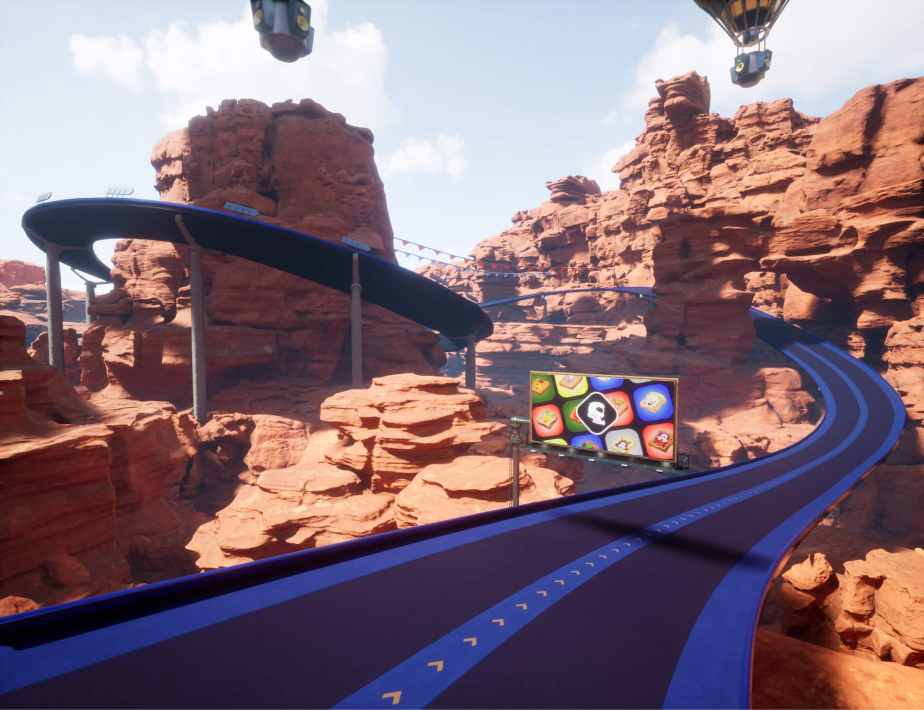 Racer Club Game 3D Environments Design