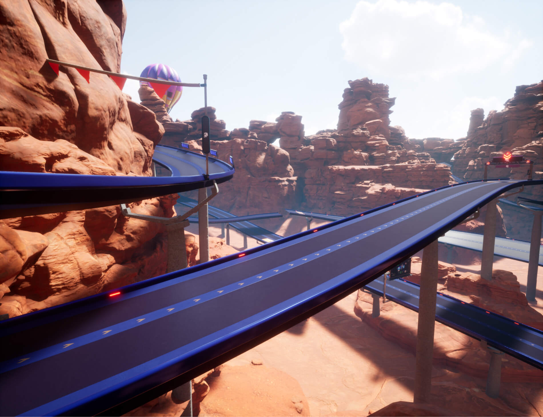 Racer Club Game 3D Environments Design