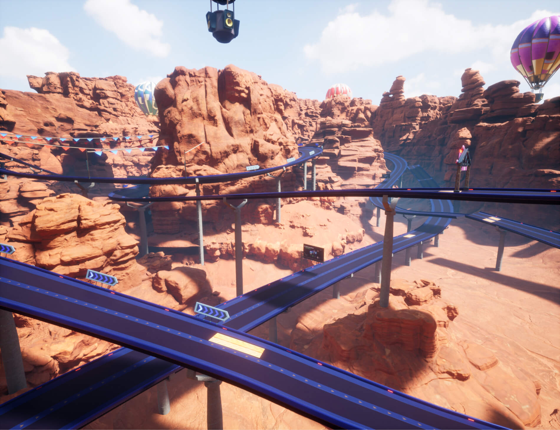 Racer Club Game 3D Environments Design