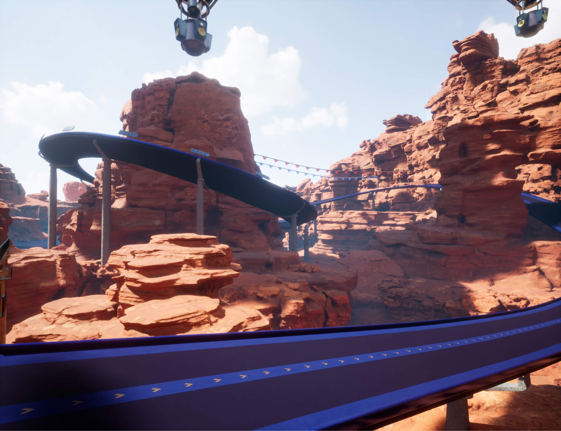 Racer Club Game 3D Environments Design