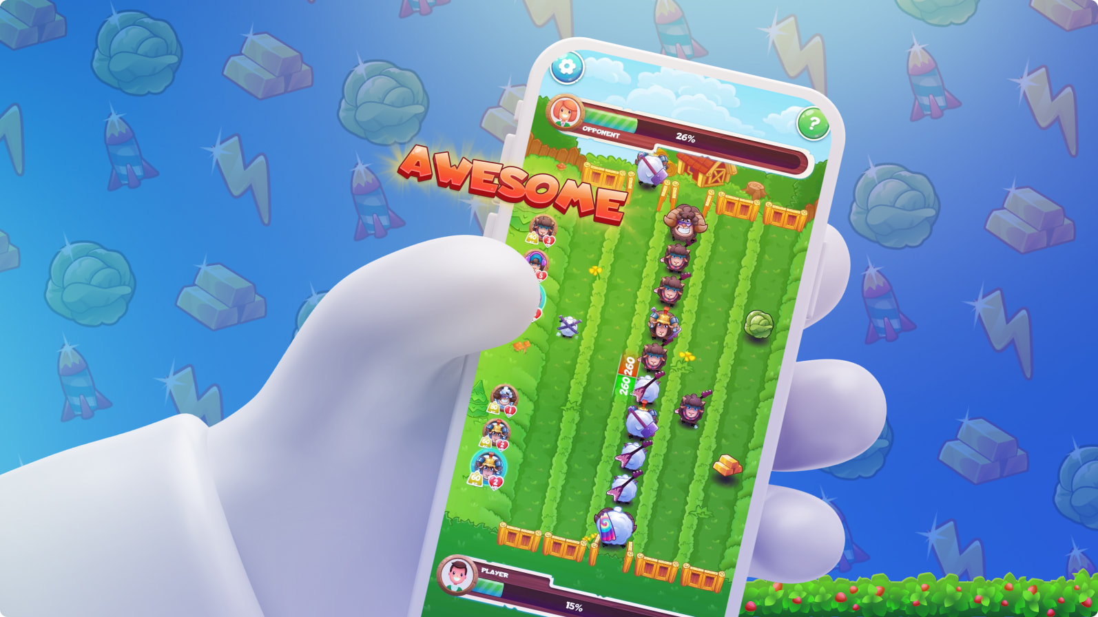 Sheep Fight game part production