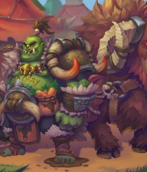 Orks Village concept art design