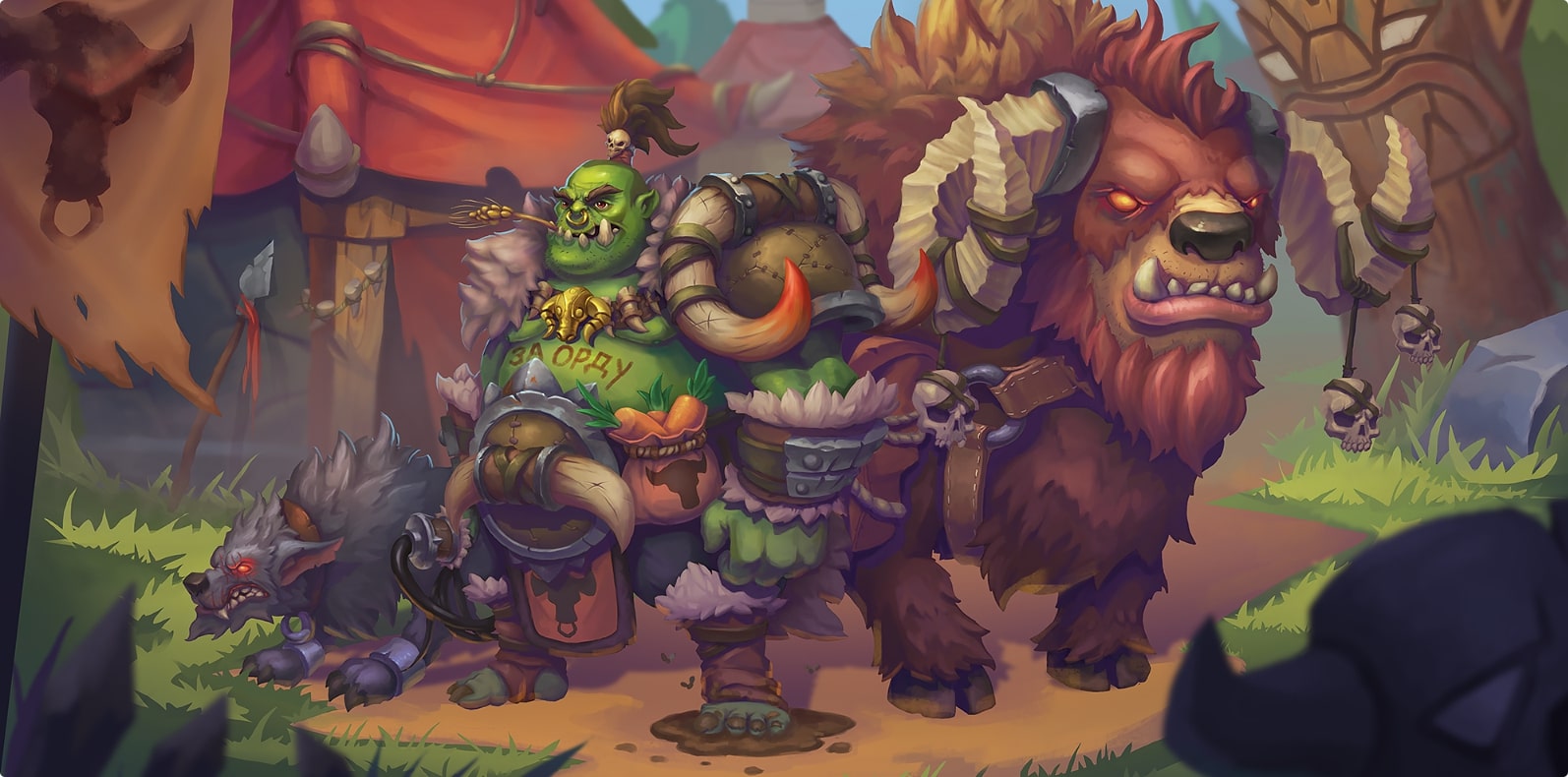 Orks Village concept art design
