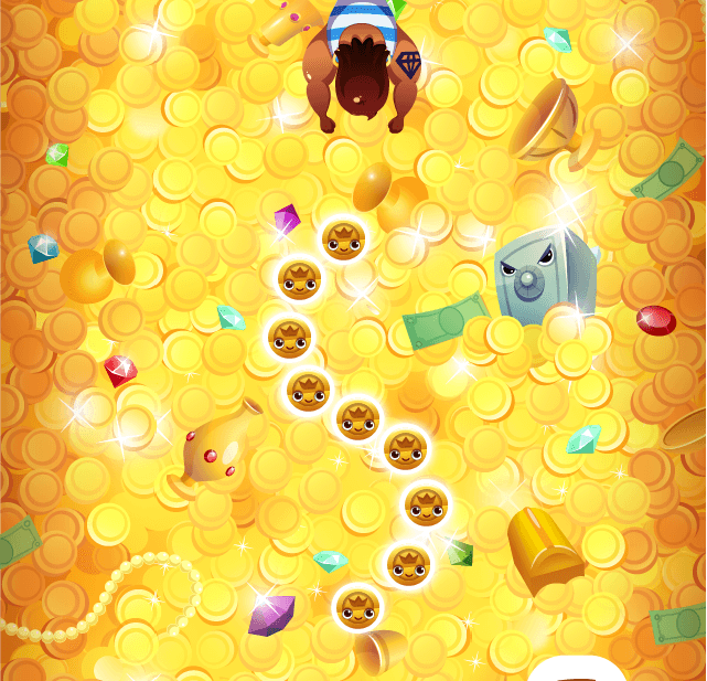 Animation creation for the mobile arcade Cash Dive