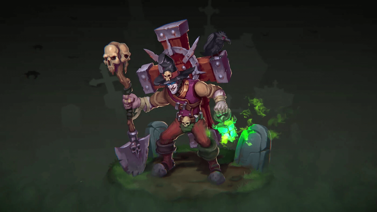 2D Animation of Mortician Game Character