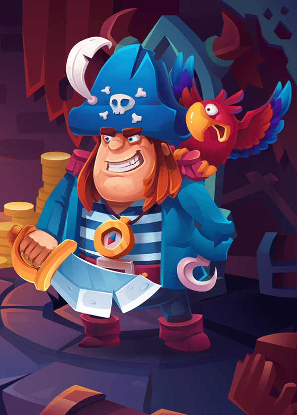 2D Character Design for Chess Game for Kids