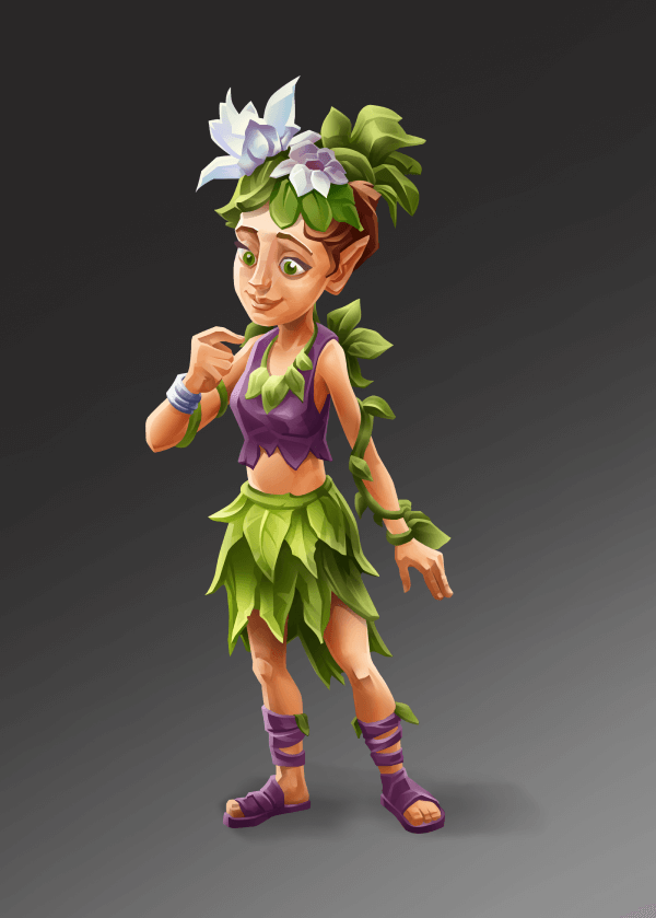 2D Character Design for Chess Game for Kids