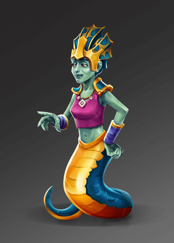 2D Character Design for Chess Game for Kids